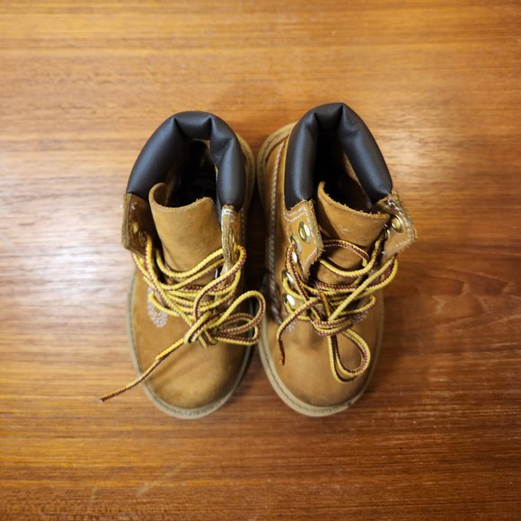 Timberland Toddler Premium Waterproof Boots Tan (7M) - Picture 2 of 14